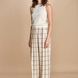 pantaloni a quadri TRAVEL CHECK BORD crida 