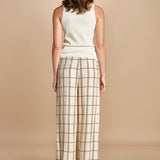 pantaloni a quadri TRAVEL CHECK BORD crida 