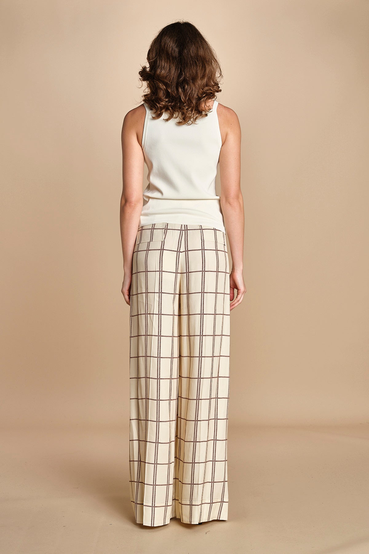 pantaloni a quadri TRAVEL CHECK BORD crida 