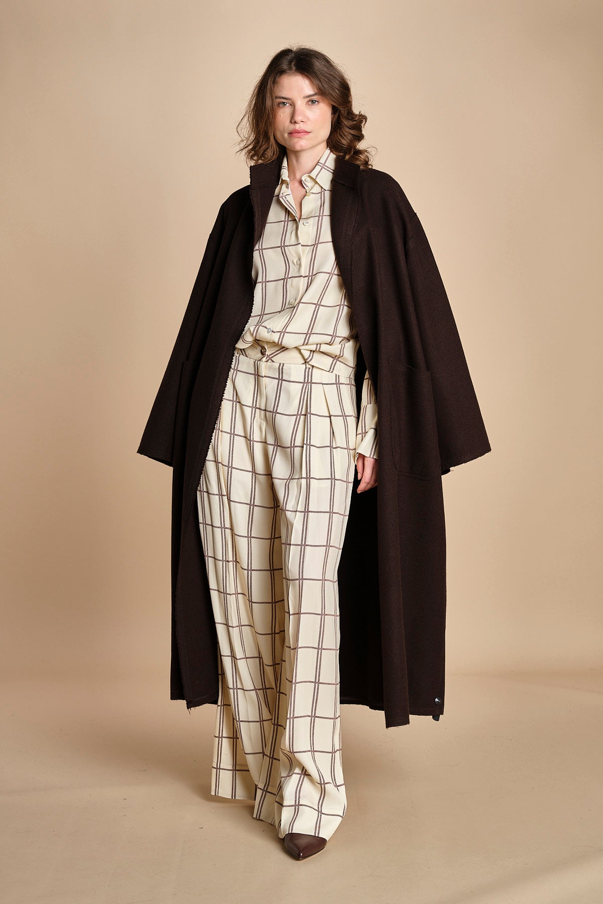 pantaloni a quadri TRAVEL CHECK BORD crida 
