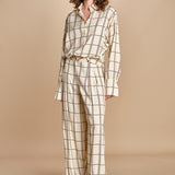 pantaloni a quadri TRAVEL CHECK BORD crida 