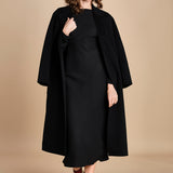 abito midi con scollo dietro TUNISI BLACK crida 