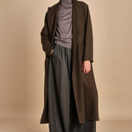 pantalone in flanella con cuciture T1406L VERDE dusan 