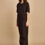 gonna pareo. T2716G DARK BROWN dusan 