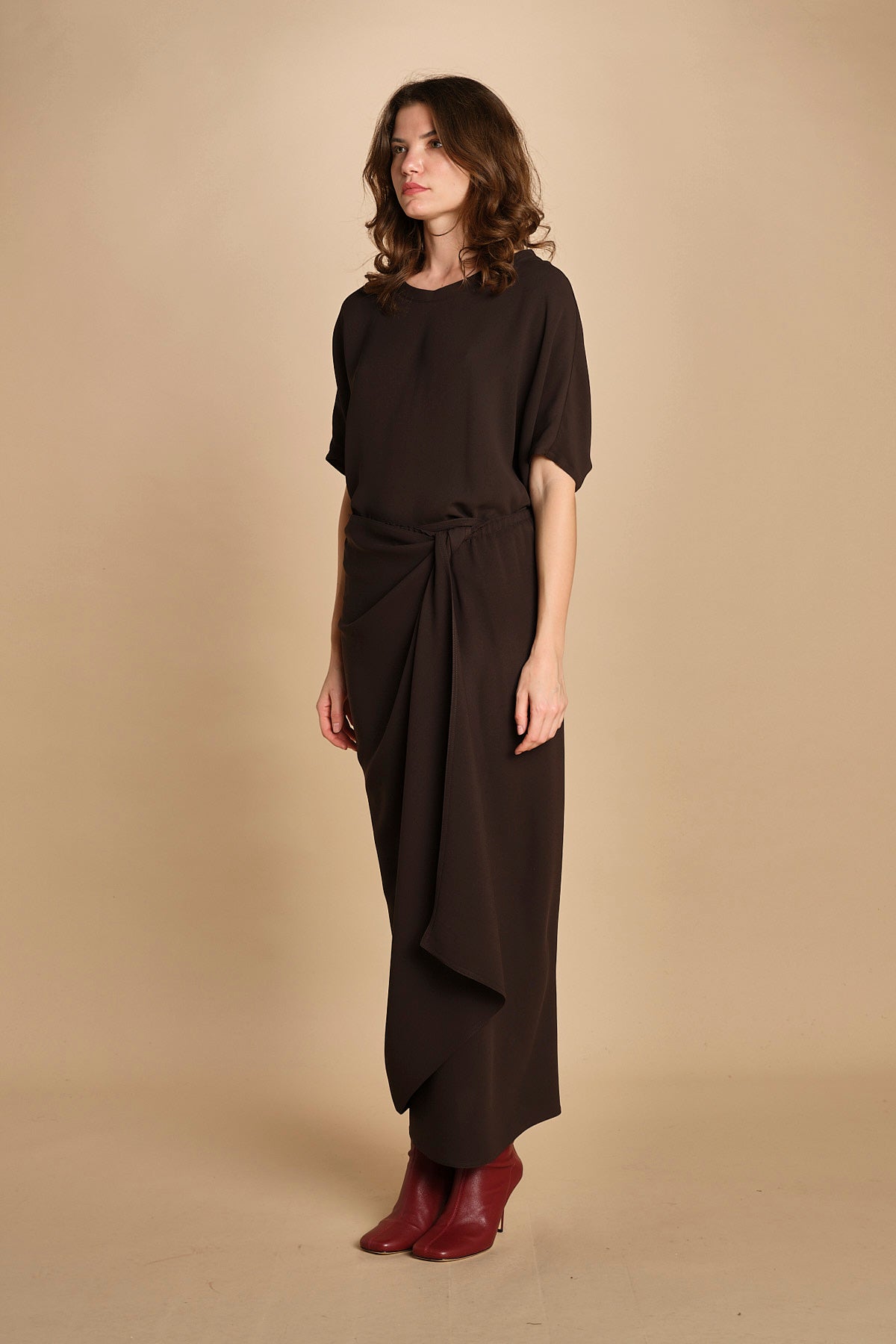 gonna pareo. T2716G DARK BROWN dusan 