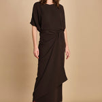gonna pareo. T2716G DARK BROWN dusan 