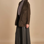 sahariana con tasche T8641 VERDE dusan 