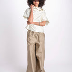 t-shirt in cotone tasatello U2167 SHIRT IVORY dusan 