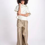 t-shirt in cotone tasatello U2167 SHIRT IVORY dusan 