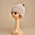 cappello tinta unita con pon pon H498 V3 exQUISITEJ 