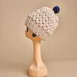 cappello tinta unita con pon pon H498 V3 exQUISITEJ 