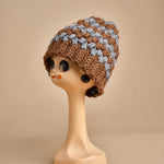 cappello lana a righe con pon pon H520 V exQUISITEJ 