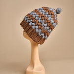 cappello lana a righe con pon pon H520 V exQUISITEJ 
