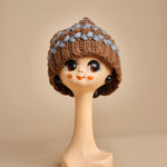 cappello lana a righe con pon pon H520 V exQUISITEJ 