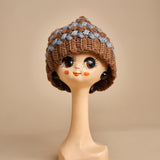 cappello lana a righe con pon pon H520 V exQUISITEJ 
