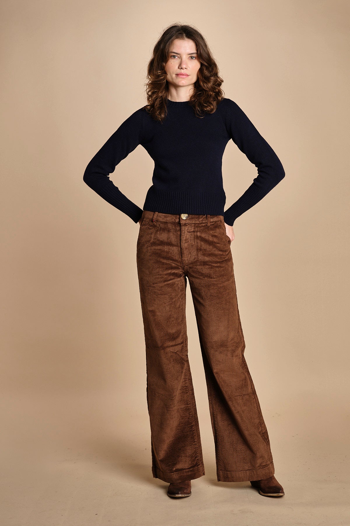 pantalone mano velluto FAUSTINE CHICI fam 