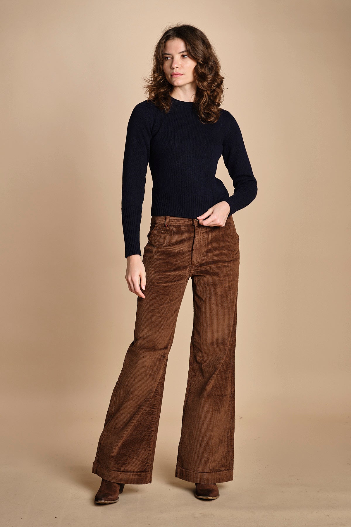 pantalone mano velluto FAUSTINE CHICI fam 