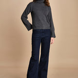 denim a zampa con taschine FAUVE INDIGO fam 