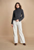 pantalone a zampa con taschine