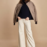 denim over FLEURE WF GREIGE fam 