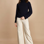 denim over FLEURE WF GREIGE fam 