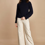 denim over FLEURE WF GREIGE fam 
