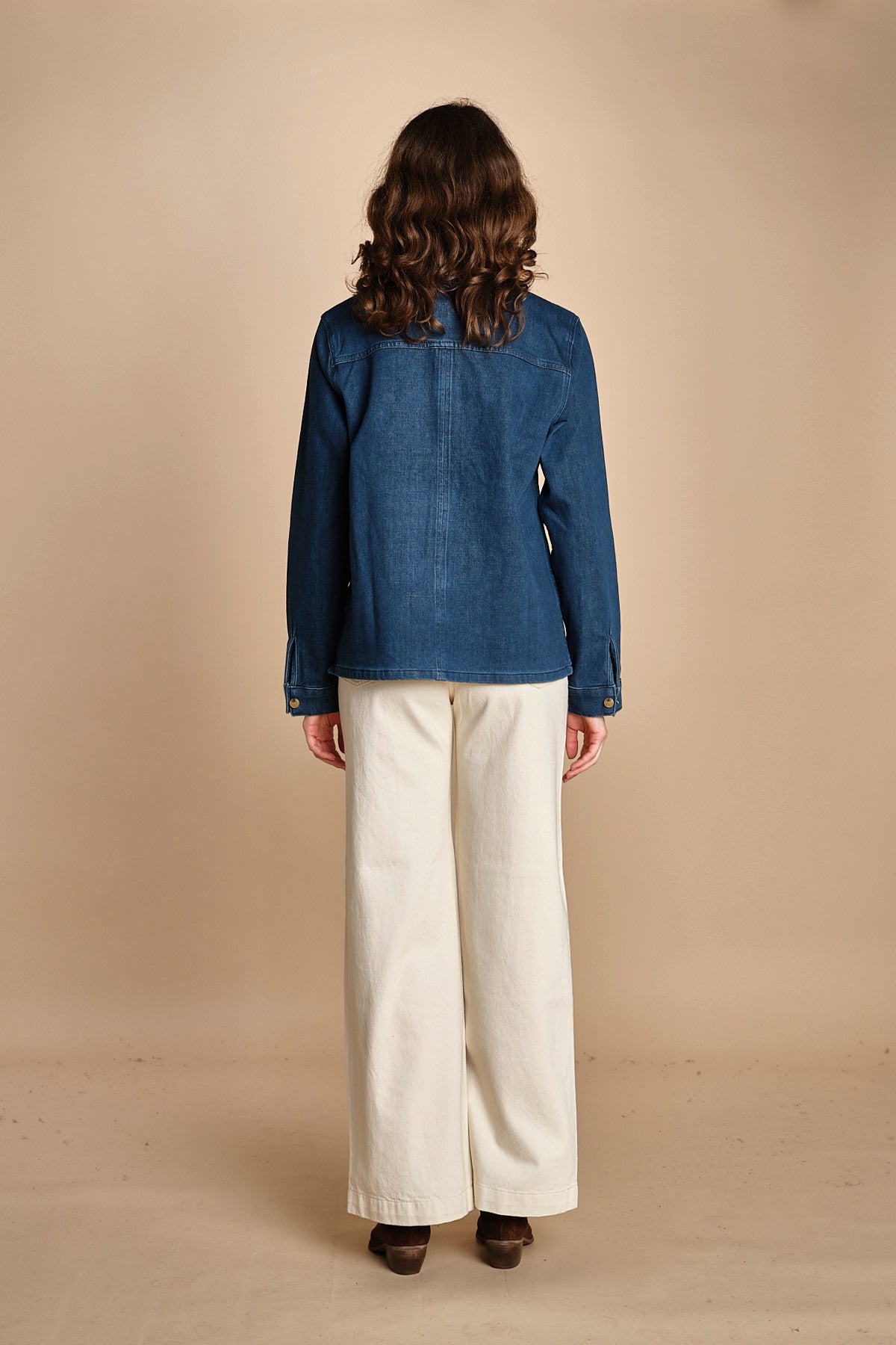 giacca camicia denim LV28CI BLU fam 