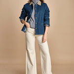 giacca camicia denim LV28CI BLU fam 