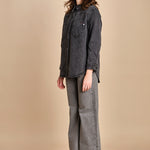 camicia in denim SOFIA CARBON fam 