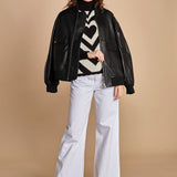 maglia cuore BLACKWHITE HEART 345809 NERO farm rio 