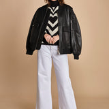 maglia cuore BLACKWHITE HEART 345809 NERO farm rio 