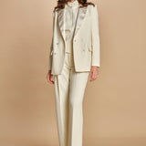 giacca doppipetto in cady 30303-313 LATTE 02 federica tosi 