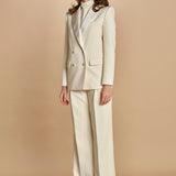 giacca doppipetto in cady 30303-313 LATTE 02 federica tosi 
