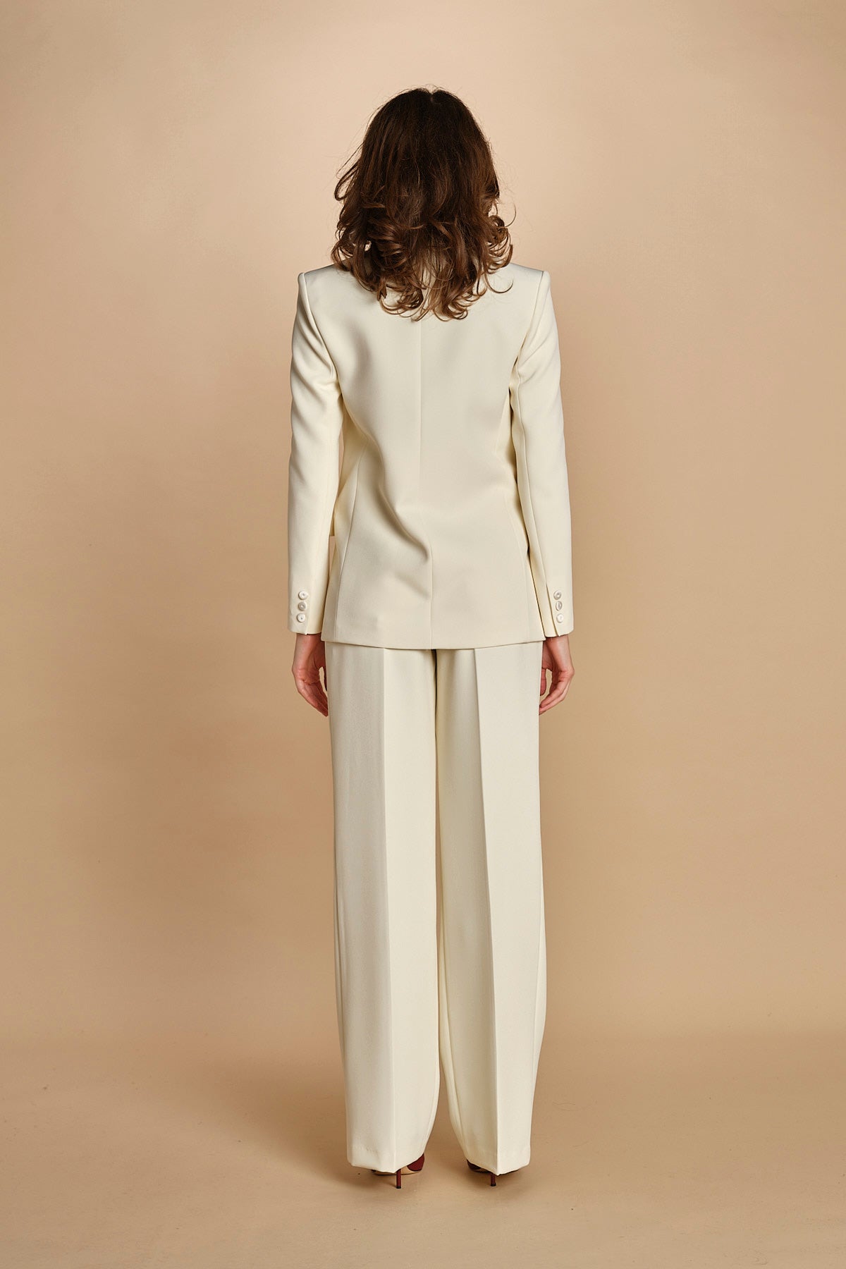 giacca doppipetto in cady 30303-313 LATTE 02 federica tosi 