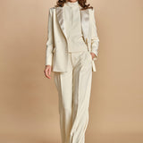 giacca doppipetto in cady 30303-313 LATTE 02 federica tosi 