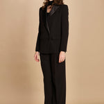 giacca doppipetto in cady 30303-313 NERO 29 federica tosi 