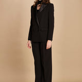 giacca doppipetto in cady 30303-313 NERO 29 federica tosi 