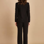 giacca doppipetto in cady 30303-313 NERO 29 federica tosi 