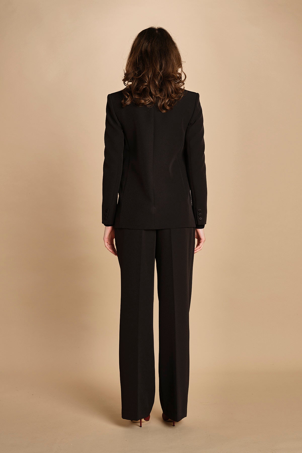 giacca doppipetto in cady 30303-313 NERO 29 federica tosi 