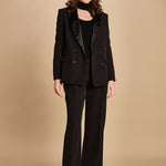 giacca doppipetto in cady 30303-313 NERO 29 federica tosi 