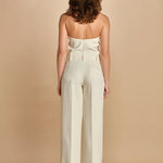 pantalone con pinces 30804-313 LATTE 02 federica tosi 