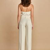 pantalone con pinces 30804-313 LATTE 02 federica tosi 