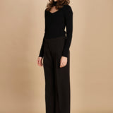 pantalone con pinces 30804-313 NERO 29 federica tosi 