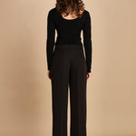 pantalone con pinces 30804-313 NERO 29 federica tosi 