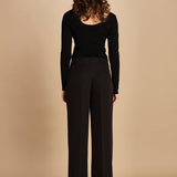 pantalone con pinces 30804-313 NERO 29 federica tosi 