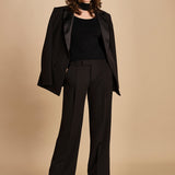 pantalone con pinces 30804-313 NERO 29 federica tosi 