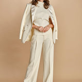 top manica corta con collo alto 31101-313 LATTE 02 federica tosi 