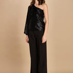 top monospalla perline 31104-309 NERO 29 federica tosi 