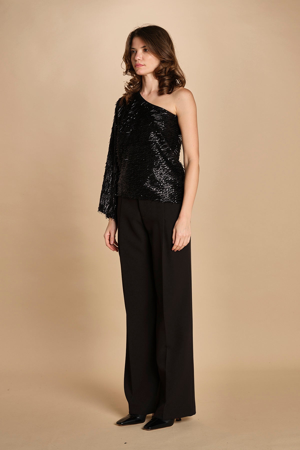 top monospalla perline 31104-309 NERO 29 federica tosi 