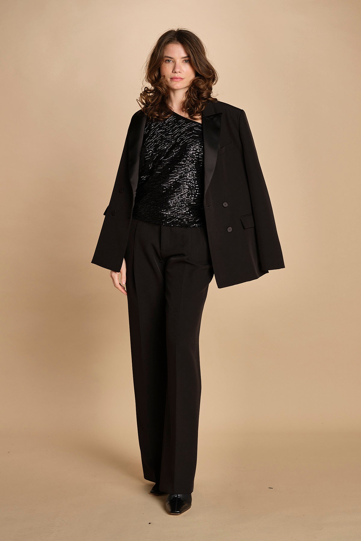 top monospalla perline 31104-309 NERO 29 federica tosi 
